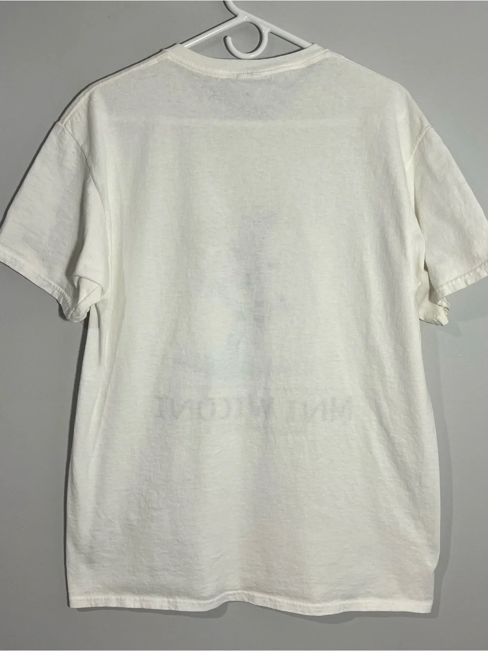 Vintage Mni Wiconi Water Is Life Indian White Short Sleeve T-Shirt Adult Large